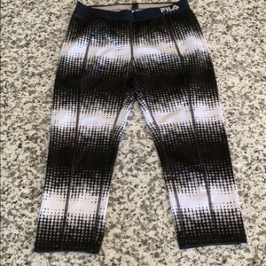Fila workout cropped leggings